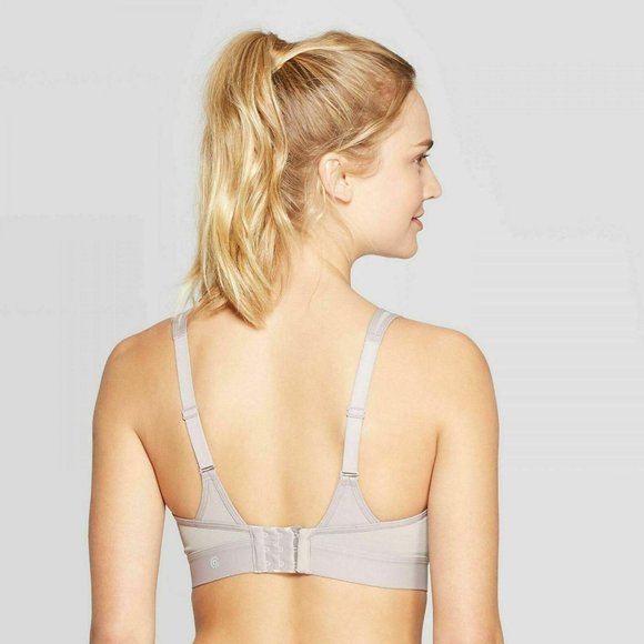 C9 by Champion Max Duo Dry Bra Grey Coblestone 34D - Picture 4 of 6